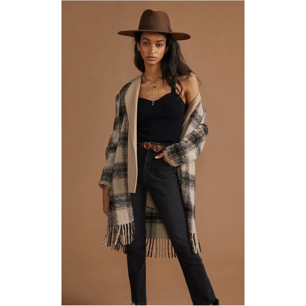 Anthropologie Maeve Corset Tank Top Black Medium